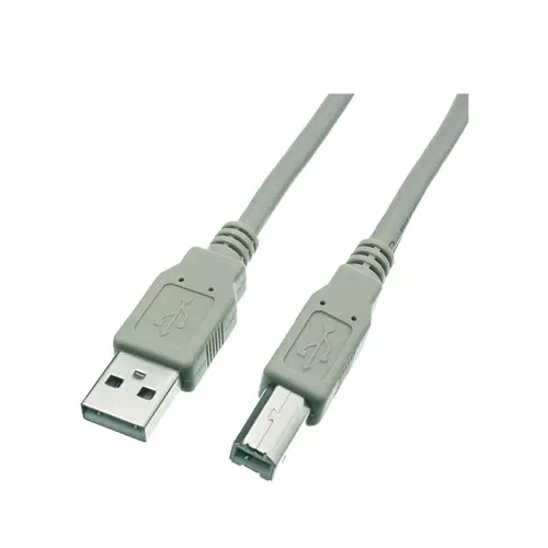Yuanxin USB Type-A Male to Type-B Male Grey Printer Cable-gallery-1