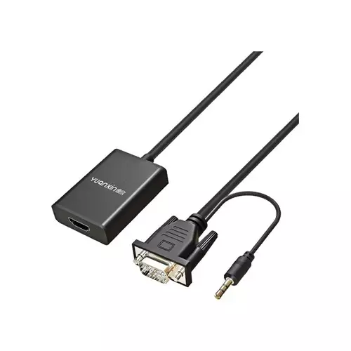 Yuanxin YVH-001 VGA Male to HDMI Female Converter with Audio