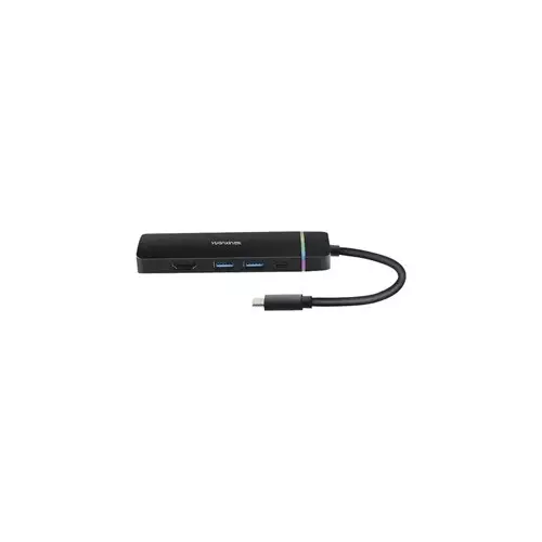 Yuanxin X-32035 Multiport 5 in 1 RGB Type C Hub-1