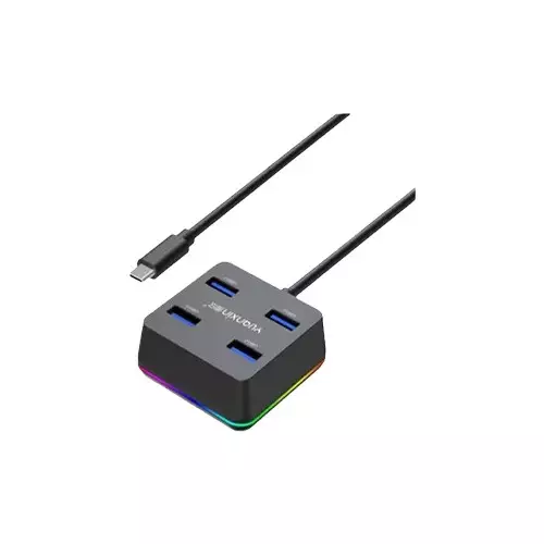 Yuanxin X-3205T Type-C Male to Quad USB Type-C Hub