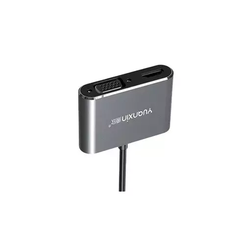 Yuanxin X-3510 Type-C Male to HDMI & VGA Female Converter - 1