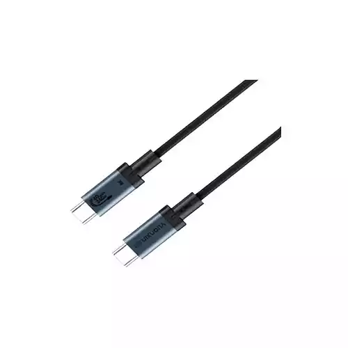 Yuanxin YTX-027 2m USB Type-C Male to Male Black Data & Charging Cable