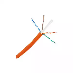 Safenet 42-5101OR 305 Meter Cat6A SFTP 23AWG LSZH Solid UTP Cable (Orange)