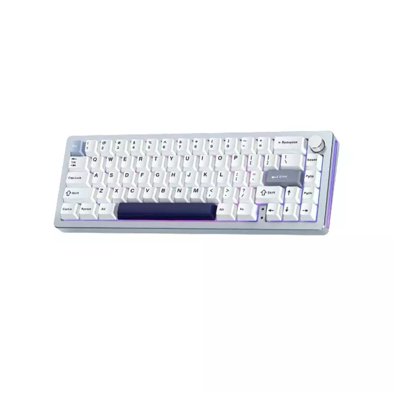 YUNZII AL66 Knob CNC Aluminum Bluetooth Wireless Mechanical Keyboard