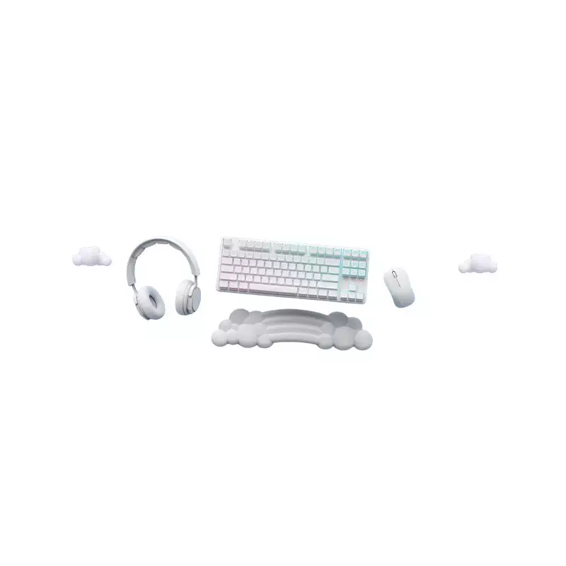 YUNZII Rainbow Cloud Keyboard Wrist Rest Pad-1