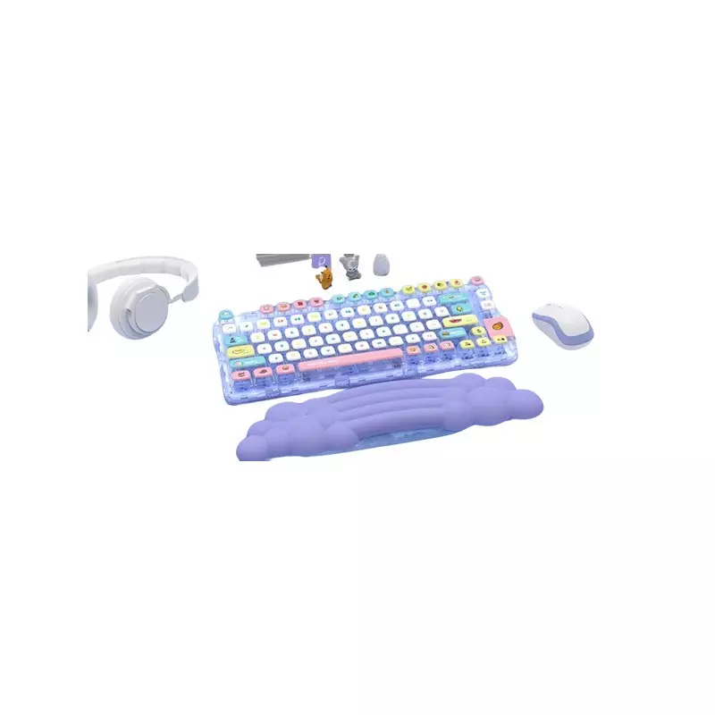 YUNZII Rainbow Cloud Keyboard Wrist Rest Pad - 4