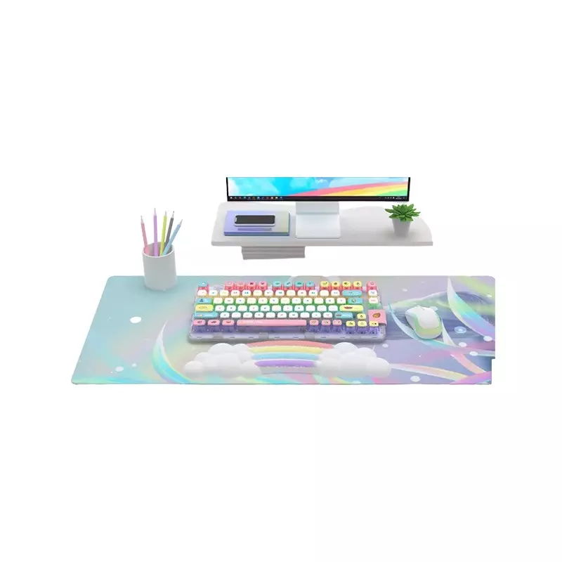 YUNZII Rainbow Cloud Keyboard Wrist Rest Pad - 5