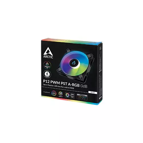 Arctic P12 PWM PST A-RGB 120 mm A-RGB PWM Fan with Cable Splitter-2
