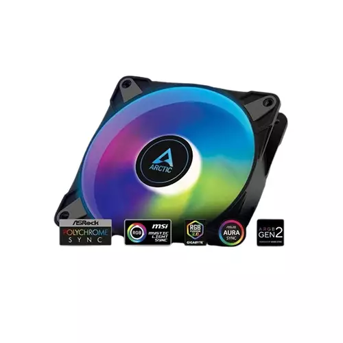 Arctic P14 PWM PST ARGB 140mm (1xFAN) Cooling Case Fan (Black)-gallery-1