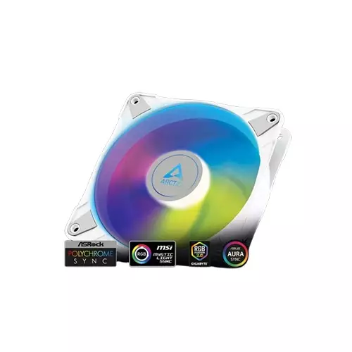 Arctic P14 PWM PST ARGB 140mm (1xFAN) Cooling Case Fan (White)-gallery-1