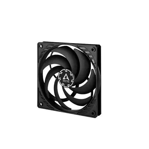 Arctic P12 Slim PWM PST 120mm (3 Pack) Cooling Case Fan (Black)-gallery-2