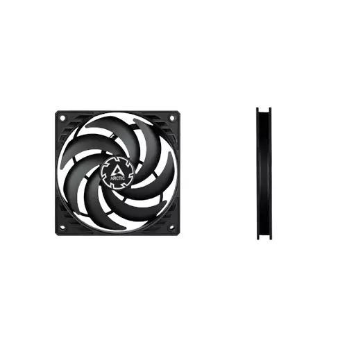 Arctic P12 Slim PWM PST 120mm (3 Pack) Cooling Case Fan (Black)-gallery-3