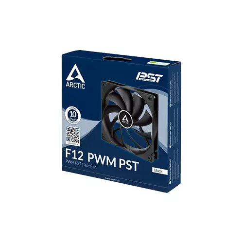 ARCTIC F12 PWM PST 120mm Quiet motor PC Case Fan (Black)-gallery-3