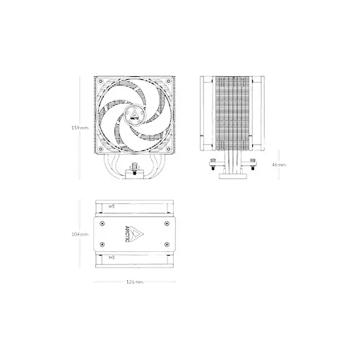 ARCTIC Freezer 36 CO Multi Compatible Tower CPU Cooler-5