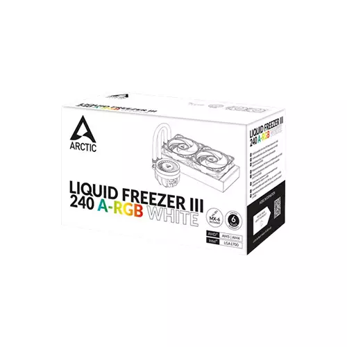 ARCTIC Liquid Freezer III 240mm A-RGB All-in-One Water CPU Cooler (White)-gallery-10