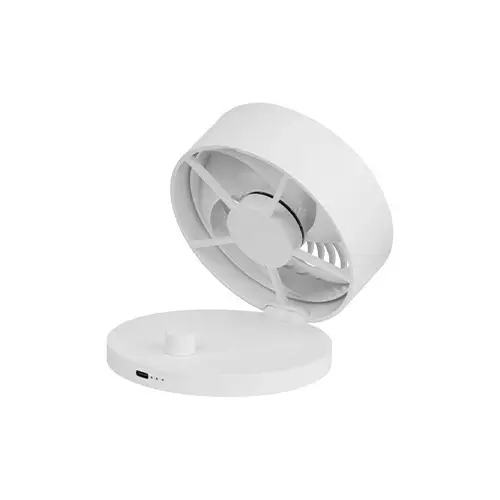 Arctic Summair Plus Rechargeable Foldable Table Fan (White) - 2