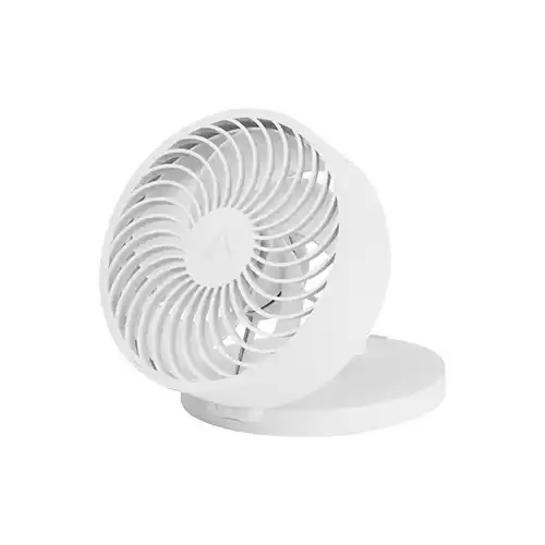 Arctic Summair Plus Rechargeable Foldable Table Fan (White)