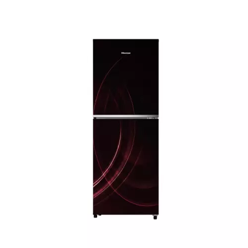 Hisense 238L TMF Inverter Glass Door Refrigerator (Starry Red)