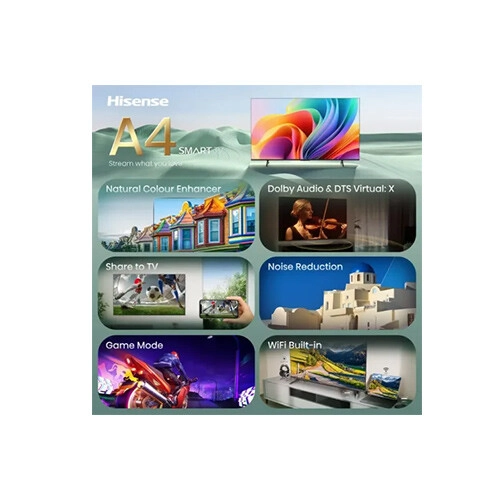 Hisense 32A4S 32 Inch Direct LED Google TV - 1