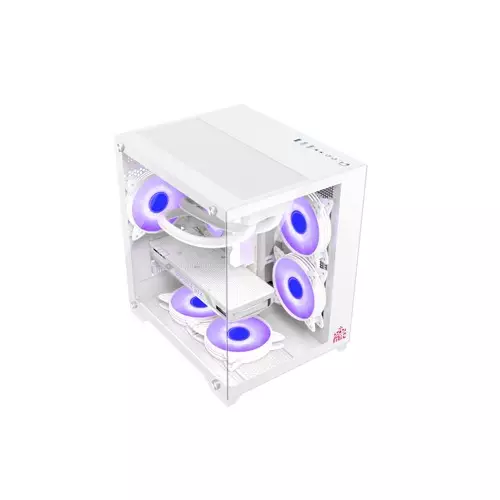 Monarch Mystery Box X5 Desktop Gaming Case (White)-gallery-2