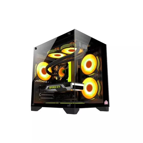 Monarch Mystery Box X5 Desktop Gaming Case (Black)