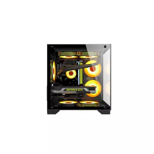 Monarch Mystery Box X5 Desktop Gaming Case (Black)-gallery-2