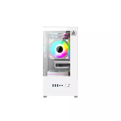 MONARCH ICE COOLER X5 ARGB Desktop Gaming Case (White)-gallery-2