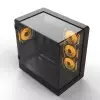 MONARCH AQUA X7 ARGB ATX Desktop Gaming Case (Black)-2