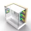 MONARCH AQUA X7 ARGB ATX Desktop Gaming Case (White)-2