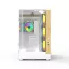 MONARCH AQUA X7 ARGB ATX Desktop Gaming Case (White)-3