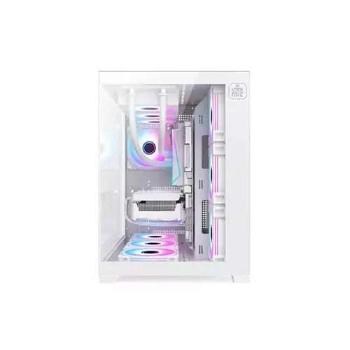 Monarch City Ranger X7 ARGB Mid-Tower ATX Desktop Case (white)