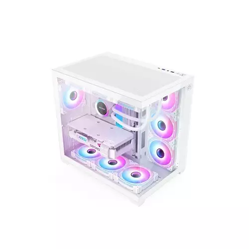 Monarch City Ranger X7 ARGB Mid-Tower ATX Desktop Case (white)-2