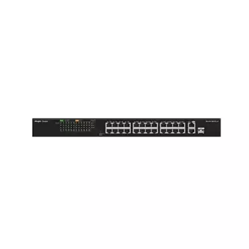 Ruijie RG-ES126FGS-LP 24-Port 10/100 Mbps and 2-Port Gigabit PoE Switch
