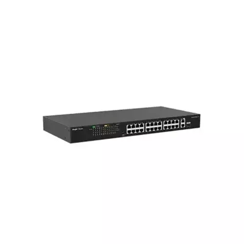 Ruijie RG-ES126FGS-LP 24-Port 10/100 Mbps and 2-Port Gigabit PoE Switch-gallery-1