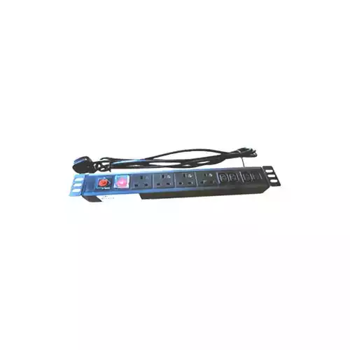 Safenet 8 Port 1U 13 AMP PDU For Server Rack
