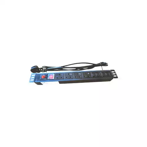 Safenet 8 Port 1U 13 AMP PDU For Server Rack
