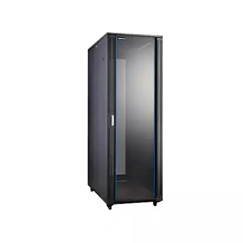 Safenet 42U Tempered Glass Door Floor Standing Server Cabinet