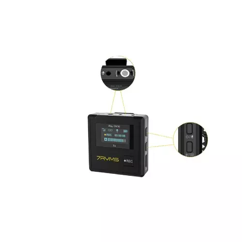 7RYMS iRAY DW30 Wireless 2.4G Dual-Channel Professional Microphone-gallery-5