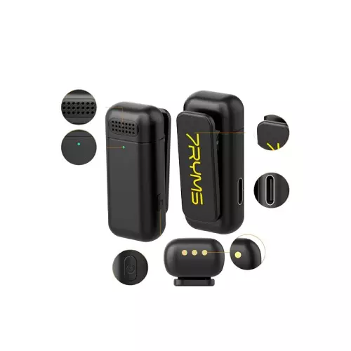 7RYMS Rimo S1 LN 2.4G Dual-channel Wireless Microphone-gallery-3