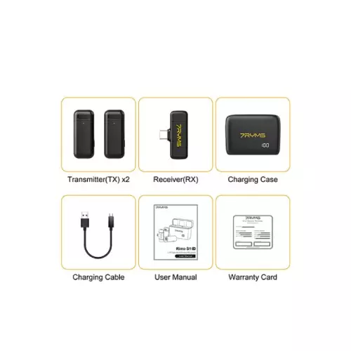 7RYMS Rimo S1 LN 2.4G Dual-channel Wireless Microphone-gallery-13