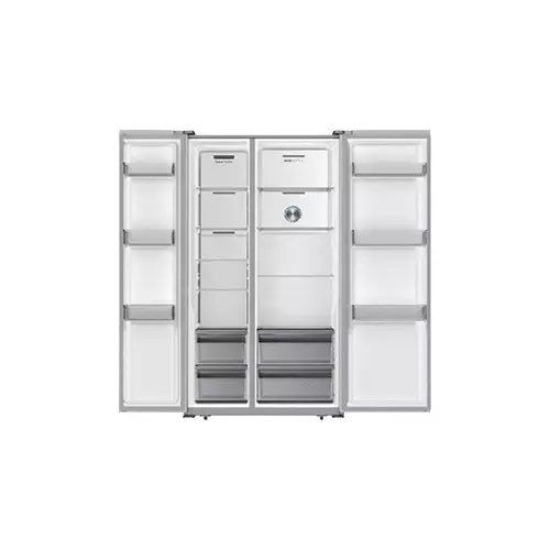 Hisense RS3G558NAB/BD3 580L Side by Side Multi airflow Frost Free Refrigerator (Premium black)-gallery-1