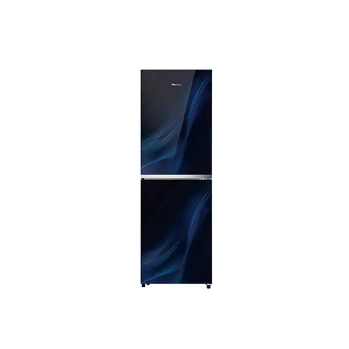Hisense RBDG266NA 270L BMF Glass Door Refrigerator (Fusion Blue)
