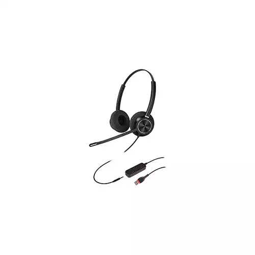 Inbertec C10DJU Noise Cancelling Duo USB & 3.5mm Jack Headset