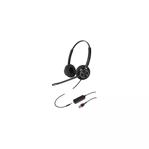 Inbertec C10DJU Noise Cancelling Duo USB & 3.5mm Jack Headset