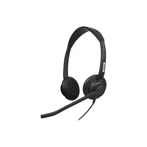 Inbertec UB815DM AI Noise Cancelling USB Wired Headphone