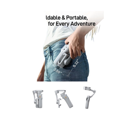 Hohem iSteady X3 Foldable Gimbal Stabilizer (Grey) - 6