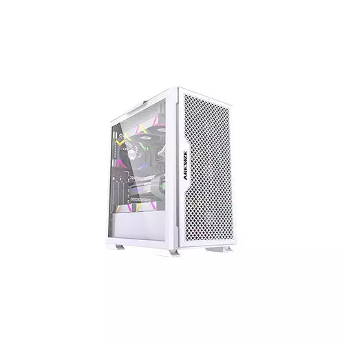 ARESZE KT02W E-ATX Mid-Tower Desktop Gaming Case