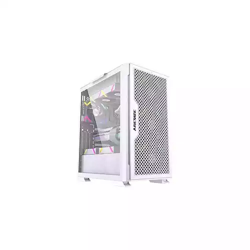 ARESZE KT02W E-ATX Mid-Tower Desktop Gaming Case