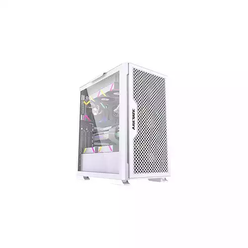 ARESZE KT02W E-ATX Mid-Tower Desktop Gaming Case