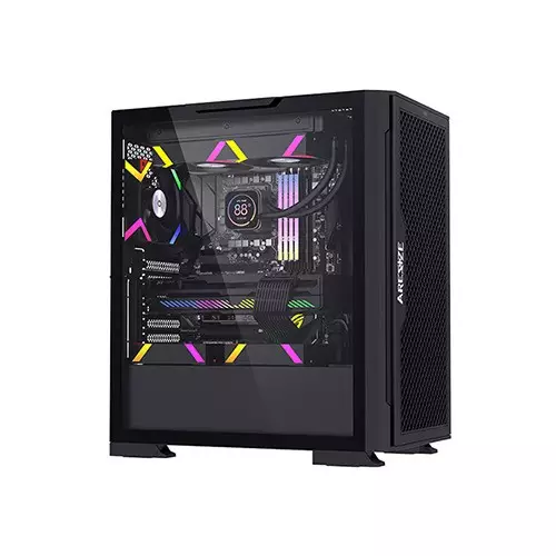 ARESZE KT02B E-ATX Mid-Tower Desktop Gaming Case-1